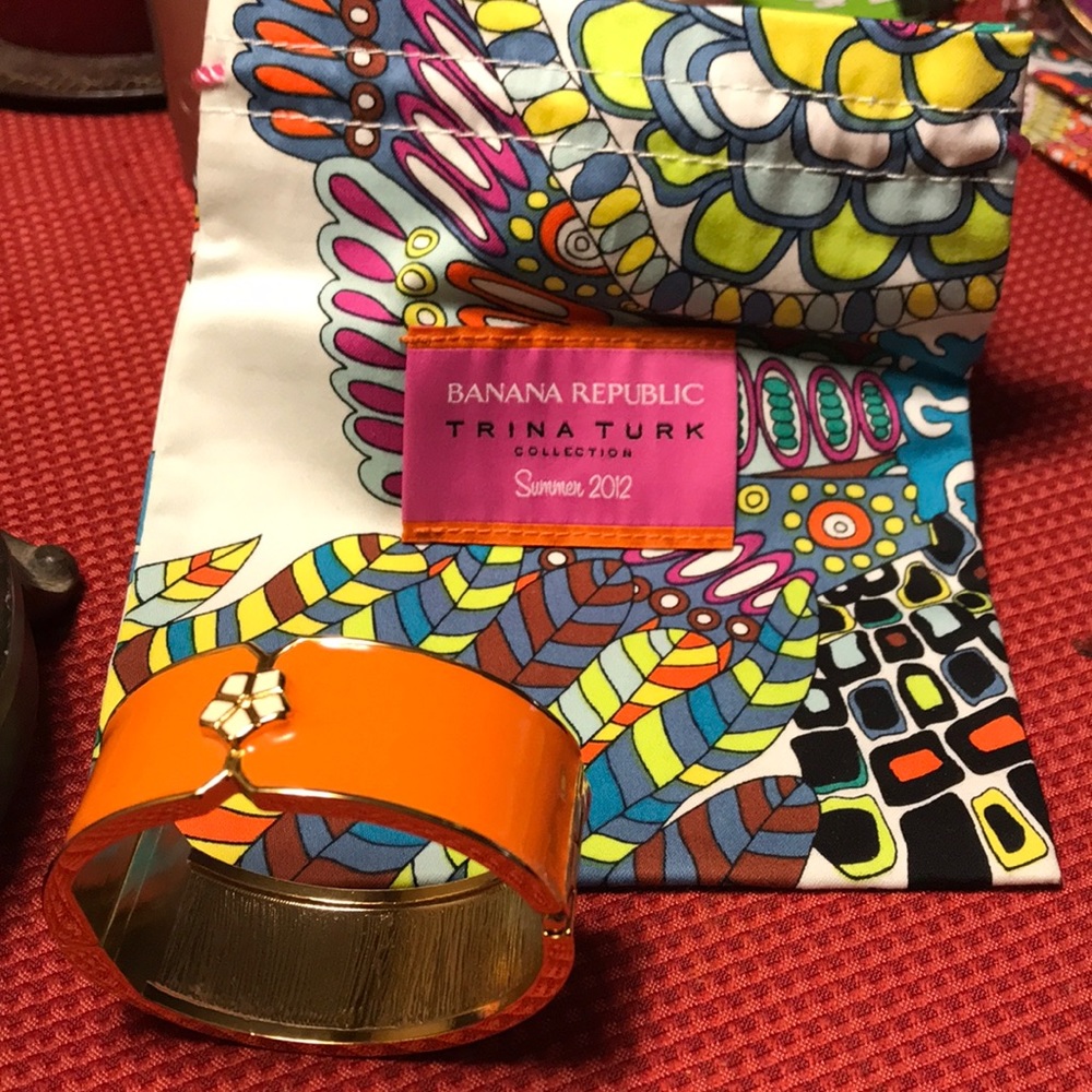 Trina Turk for banana republic orange bracelet